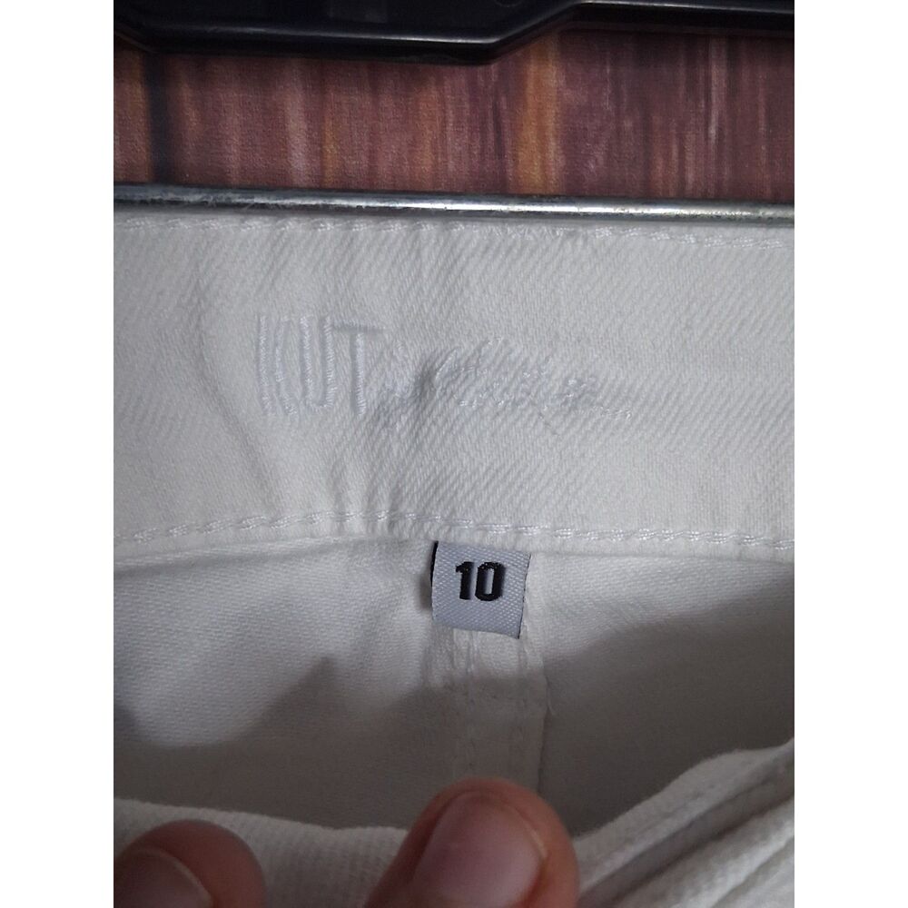 Kut from the kloth white bermuda shorts size 10 - Picture 3 of 5